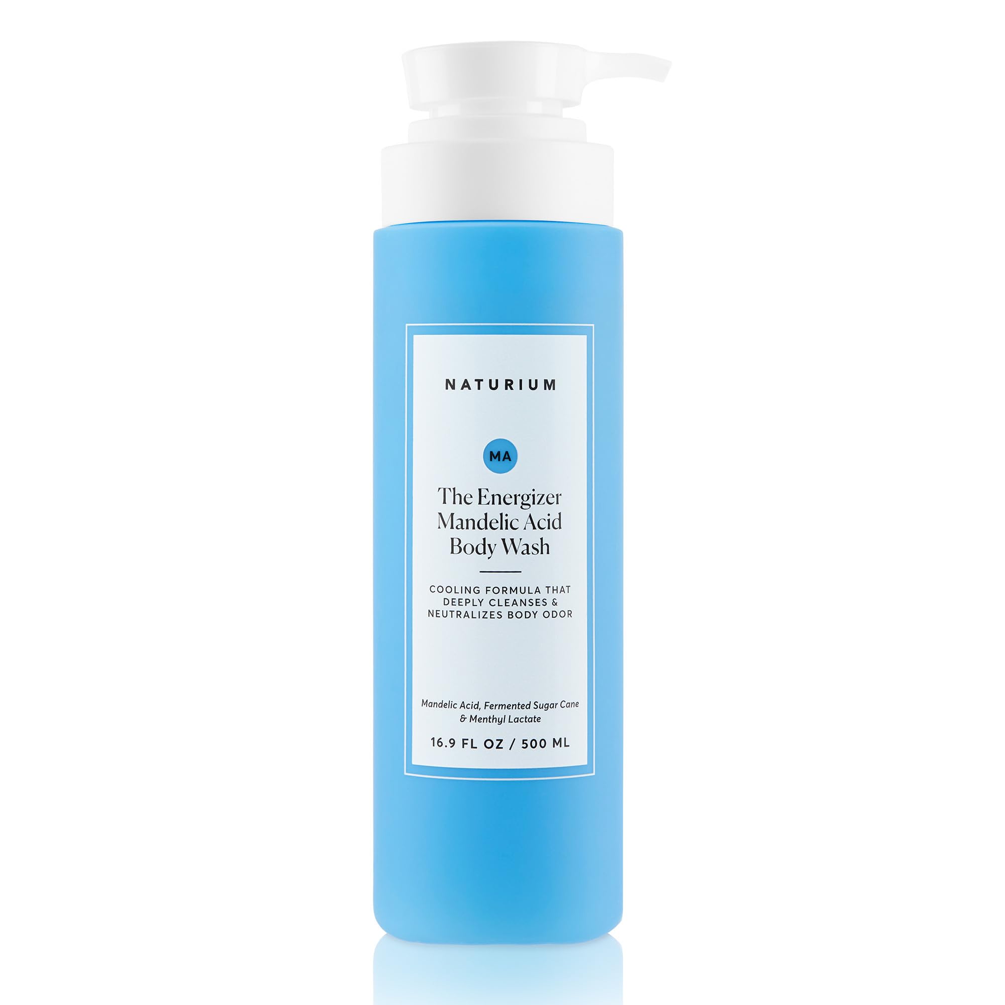 Naturium The Smoother Glycolic Acid Exfoliating Body Wash, Soft & Smoothing Cleanser, 16.9 oz